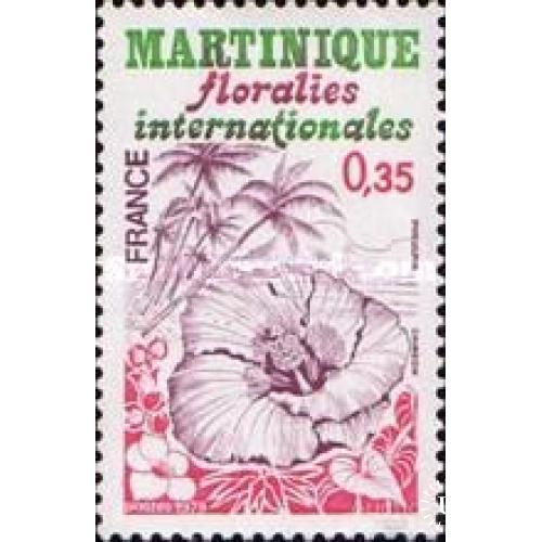 Франция 1979 Мартиника цветы флора ** м