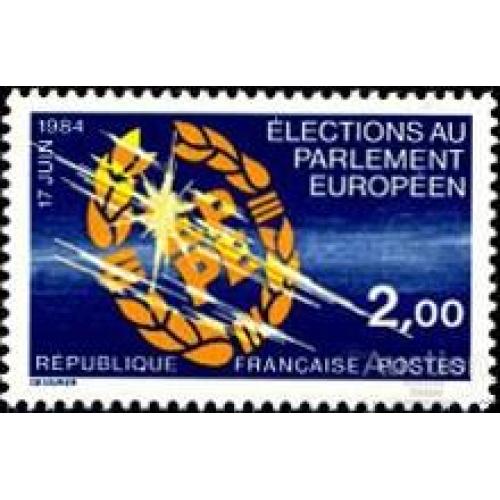 Франция 1984 Европа Парламент выборы ** о
