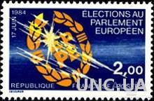 Франция 1984 Европа Парламент выборы ** о