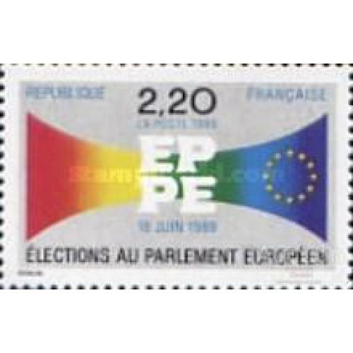 Франция 1989 Европа Парламент выборы ** о