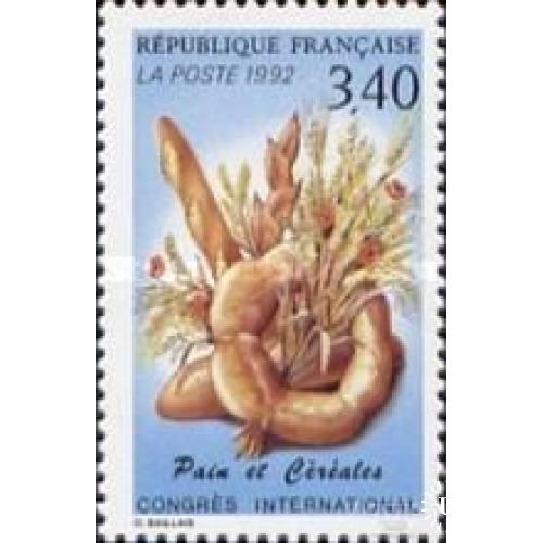Франция 1992 конгресс по с/х флора хлеб пшеница еда цветы ** о