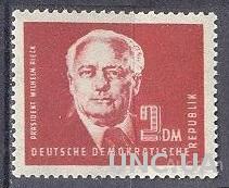 ГДР 1950 Вильгельм Пик люди политик ** о