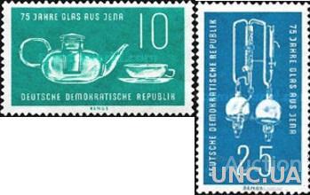 ГДР 1959 Йена стекло посуда чай химия наука ** есть кварт о