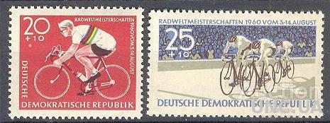 ГДР 1960 спорт вело гонка ** есть кварт о