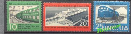 ГДР 1960 железная дорога ж/д паром порт флот корабли ** есть кварт о