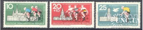 ГДР 1962 спорт велогонка мира Прага Берлин Варшава птицы архитектура ** есть кварт о