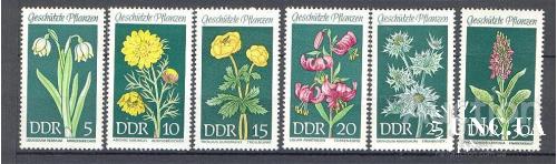 ГДР 1969 флора цветы ** о