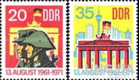 ГДР 1970 10 лет Берлинская стена архитектура ворота ТВ армия ** о