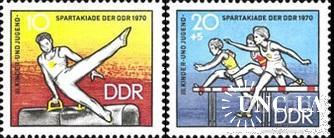ГДР 1970 спорт л/а гимнастика ** о
