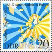 ГДР 1975 ЕС кооперация карта ** о