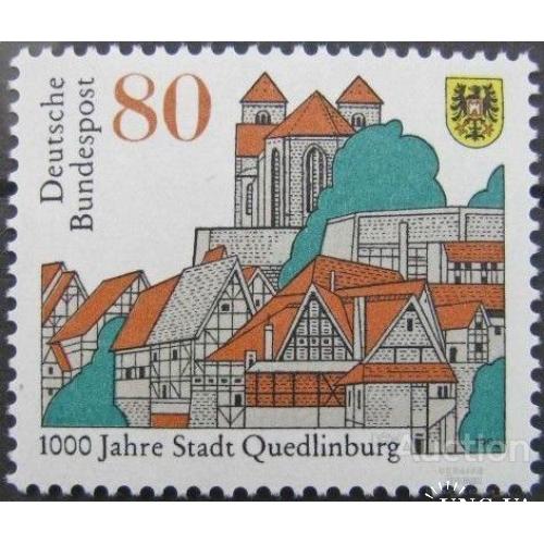 Германия 1000 лет Кведлинбург замок архитектура ** м