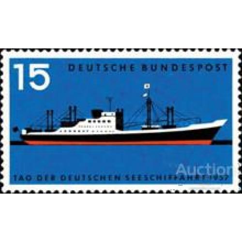 Германия 1957 флот корабли ** ом