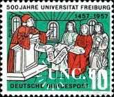 Германия 1957 университет Фрибург живопись ** о