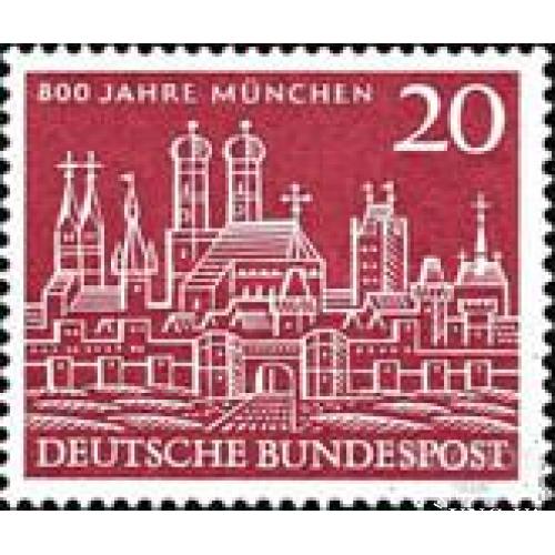 Германия 1958 800 лет Мюнхен архитектура ** о