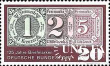 Германия 1965 1-е немецкие марки марка на марке ** о