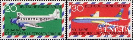 Германия 1969 авиация самолеты ** о