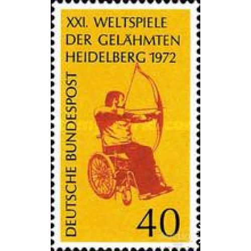 Германия 1972 спорт инвалиды медицина стрельба ** ом