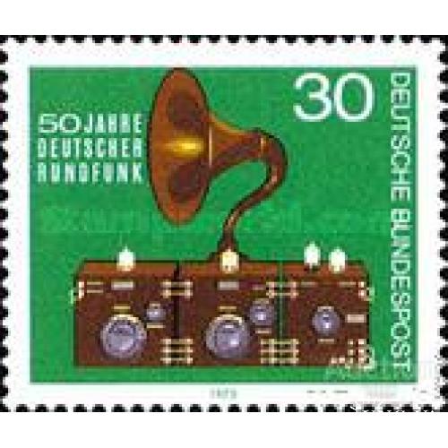 Германия 1973 50 лет радио музыка инструменты ** ом