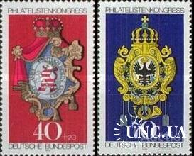 Германия 1973 гербы геральдика филвыставка серия ** о