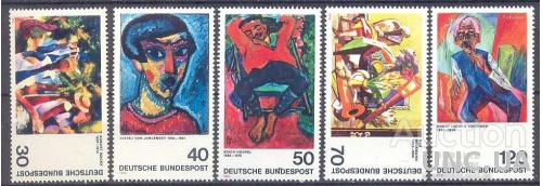 Германия 1974 живопись 5 марок ** м