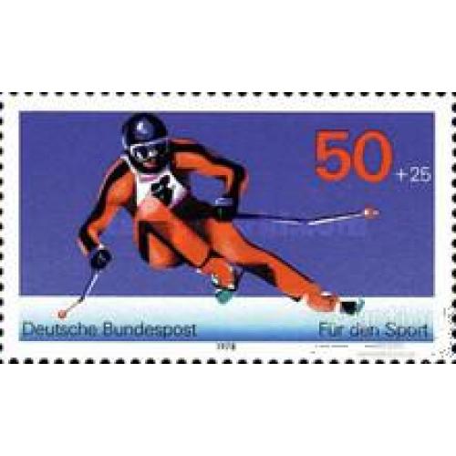 Германия 1978 спорт лыжи Альпы горы ** о
