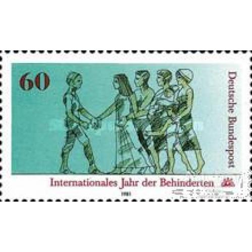 Германия 1981 ООН Год людей с инвалидностью медицина ** о