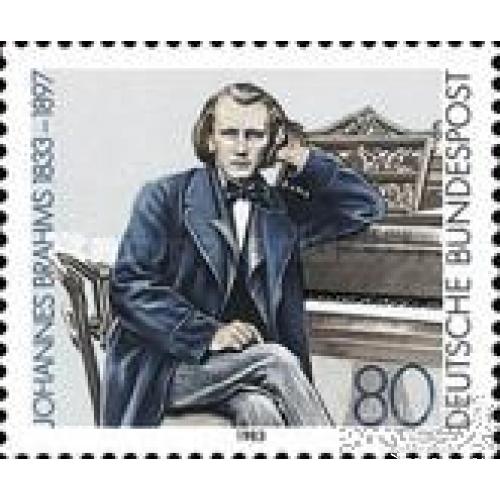 Германия 1983 Иоганнес Брамс композитор музыка люди ** м