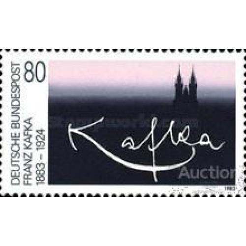 Германия 1983 писатель Кафка люди замок архитектура ** ом