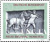 Германия 1984 2000 лет город Нойс скульптура люди кони ** о