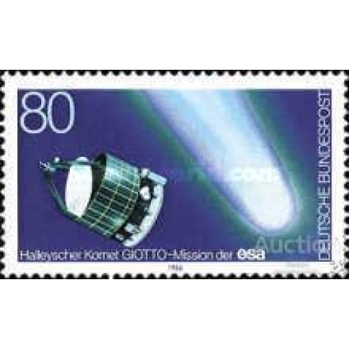 Германия 1986 комета Галлея астрономия космос ** м