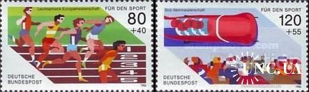 Германия 1986 спорт л/а бобслей ** о