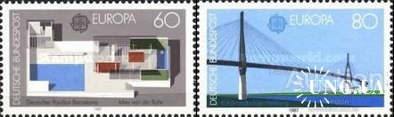 Германия 1987 Европа Септ архитектура мост ** о