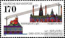 Германия 1991 100 лет изобретения Переменный ток архитектура физика связь ЛЭП ** о