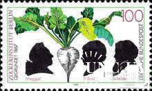 Германия 1992 институт растениеводства овощи флора люди ** м
