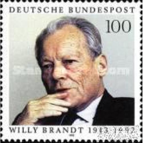 Германия 1993 Вилли Брандт политик канцлер люди ** м