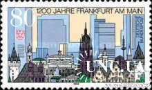 Германия 1994 1200 лет Франкфурт архитектура ** о
