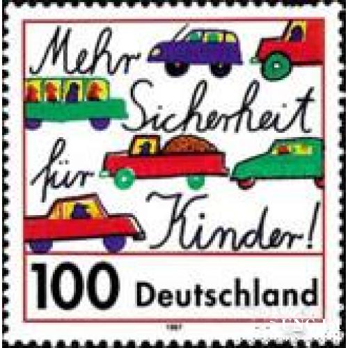 Германия 1997 Обучение детей ПДД рисунки автомобили машины ** о