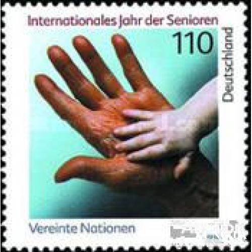 Германия 1999 Международный год пожилых людей руки ** м