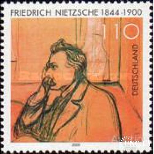 Германия 2000 Ф. Ницше философ филолог, композитор, поэт люди ** м