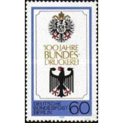Германия Берлин 1979 100 лет предприятию гос. печати гербы орел птицы фауна ** о