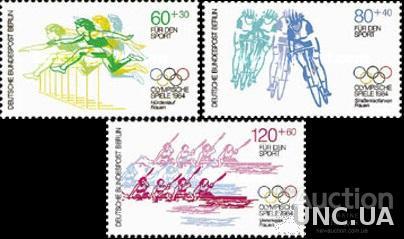 Германия Берлин 1984 спорт олимпиада л/а вело гребля ** о