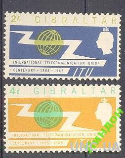 Гибралтар 1965 Связь телекоммуникации ** о