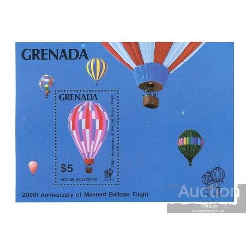 Гренада 1983 авиация воздушные шары блок ** о