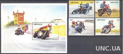 Гренада 1985 мотоциклы ралли спорт ** о