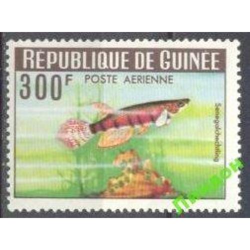 Гвинея 1964 рыбы 300фр морская фауна ** о