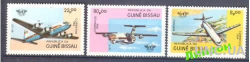 Гвинея Биссау 1984 авиация самолеты ** о