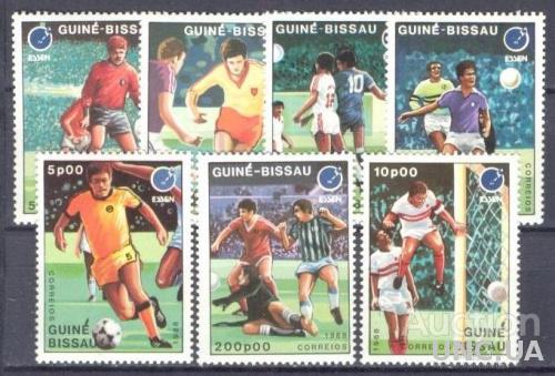 Гвинея-Биссау 1988 спорт футбол ЧМ ** о