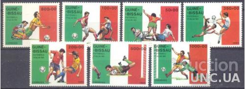 Гвинея-Биссау 1989 спорт футбол ЧМ ** о