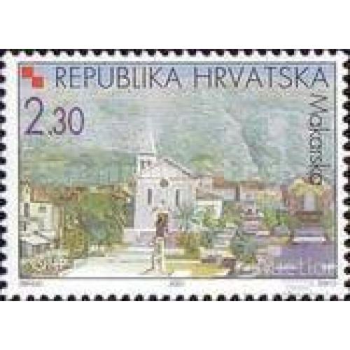 Хорватия 2001 город Макарска архитектура ** бр