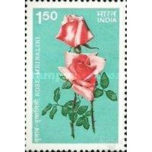 Индия 1982 флора цветы розы 1м ** о